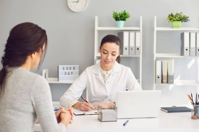 Consultation with a skincare professional